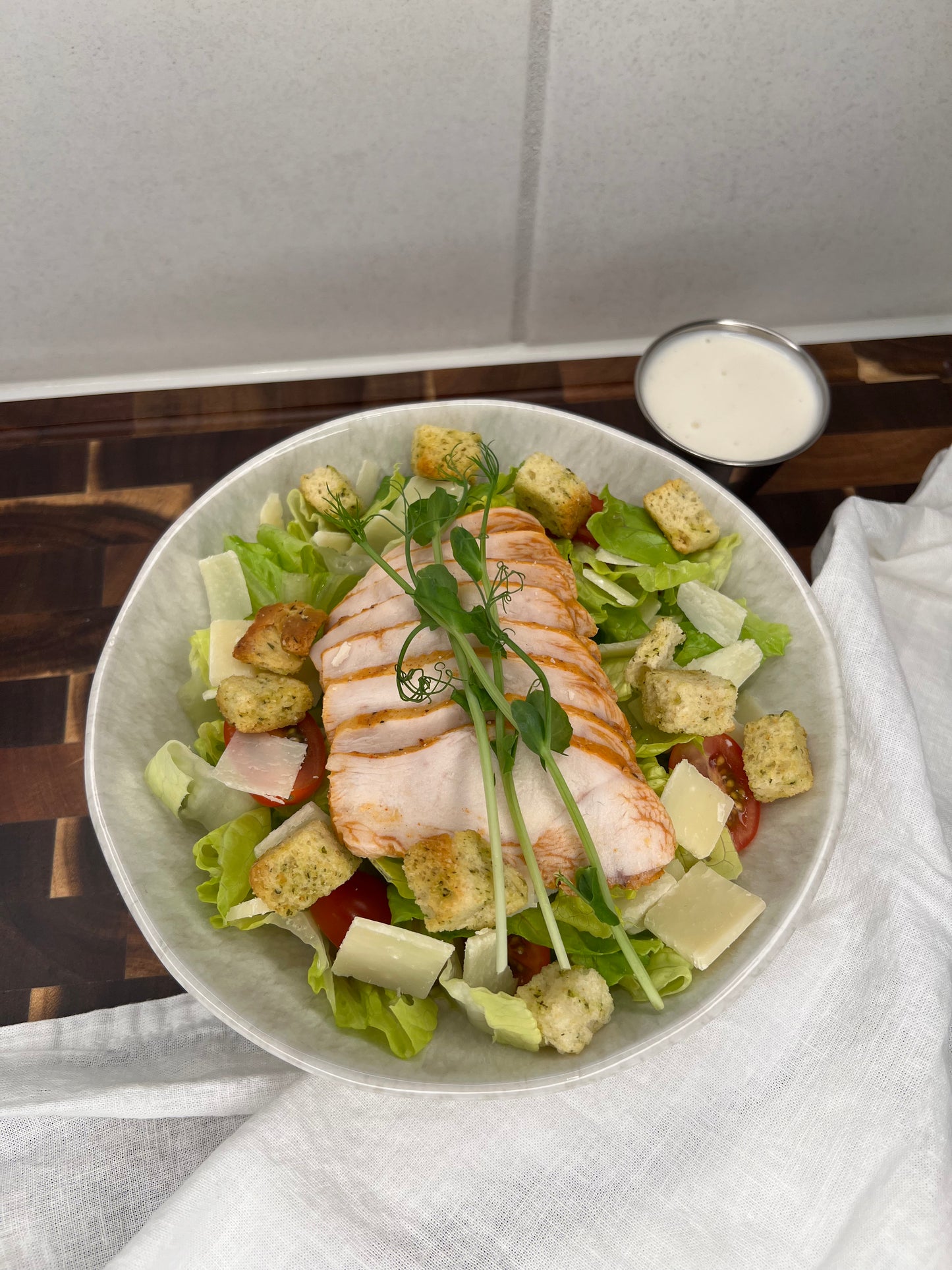 Klassisk caesarsallad